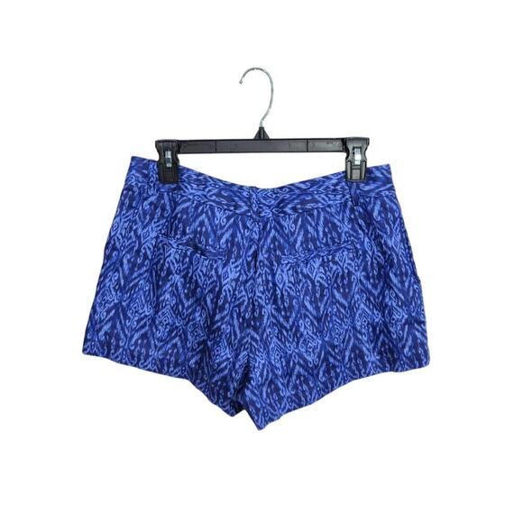 Cynthia Rowley Women's 100% Blue Linen Shorts Size 6 Small - Picture 2 of 7